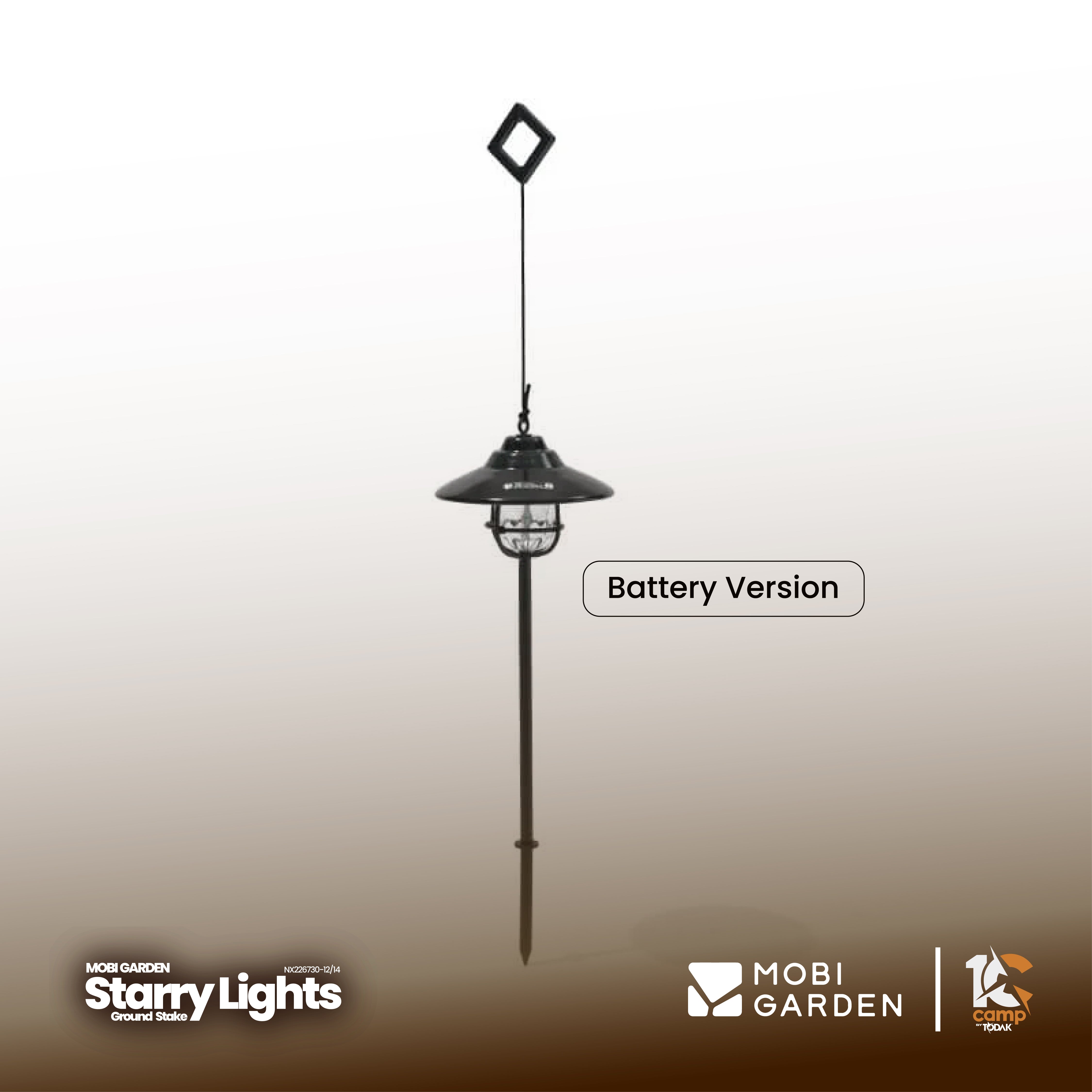 Lampu Tanah Camping Mobi Garden Star Wishing