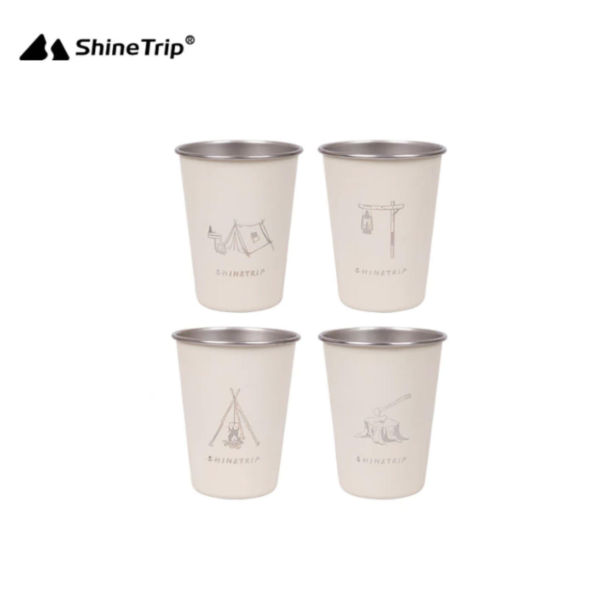 Set Cawan Stainless Steel Shinetrip Enjoy