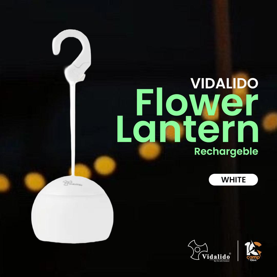 Lampu Flower Lantern Vidalido Rechargeable