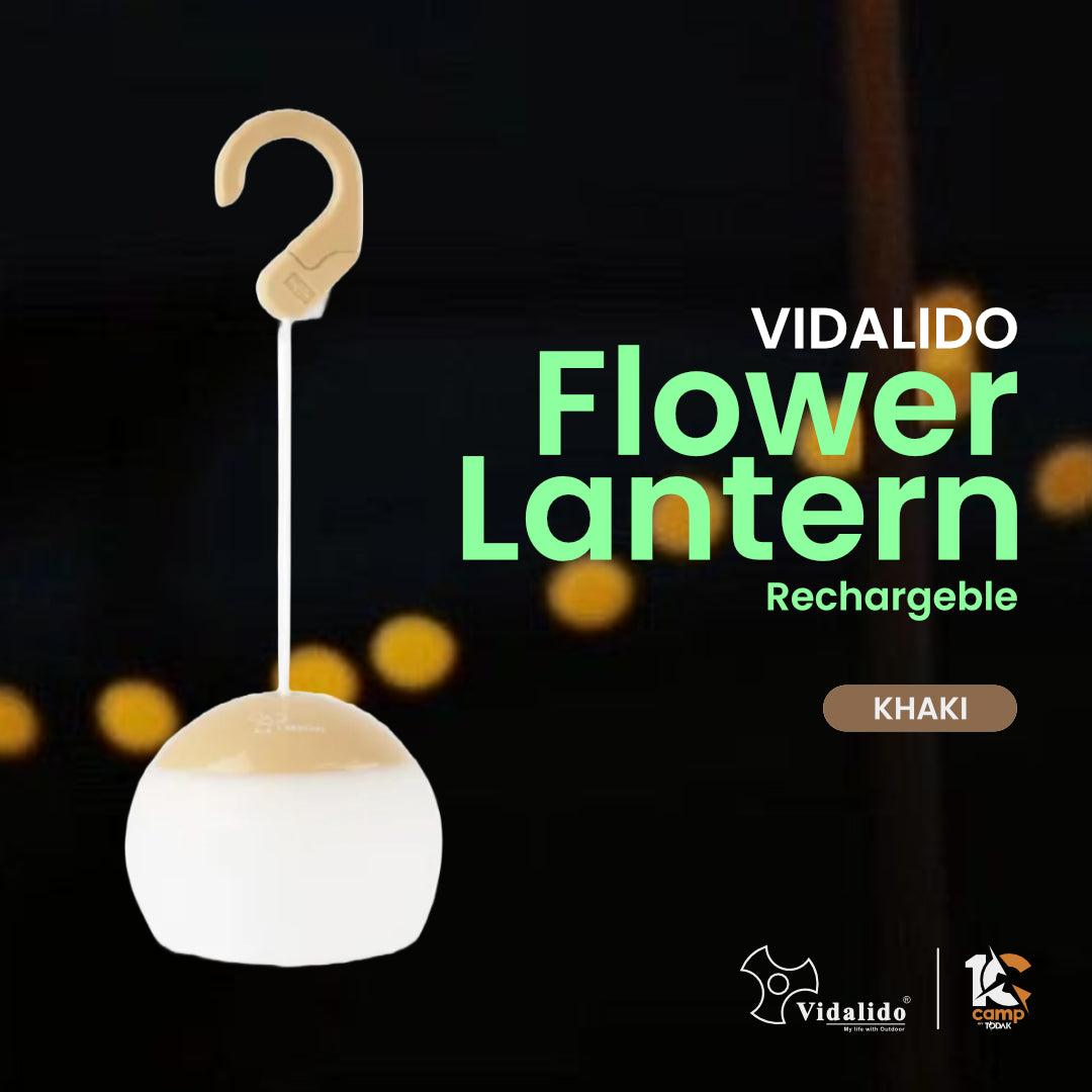 Lampu Flower Lantern Vidalido Rechargeable