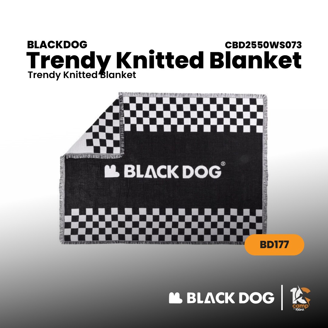 BLACKDOG CBD2550WS073 Trendy Knitted Blanket