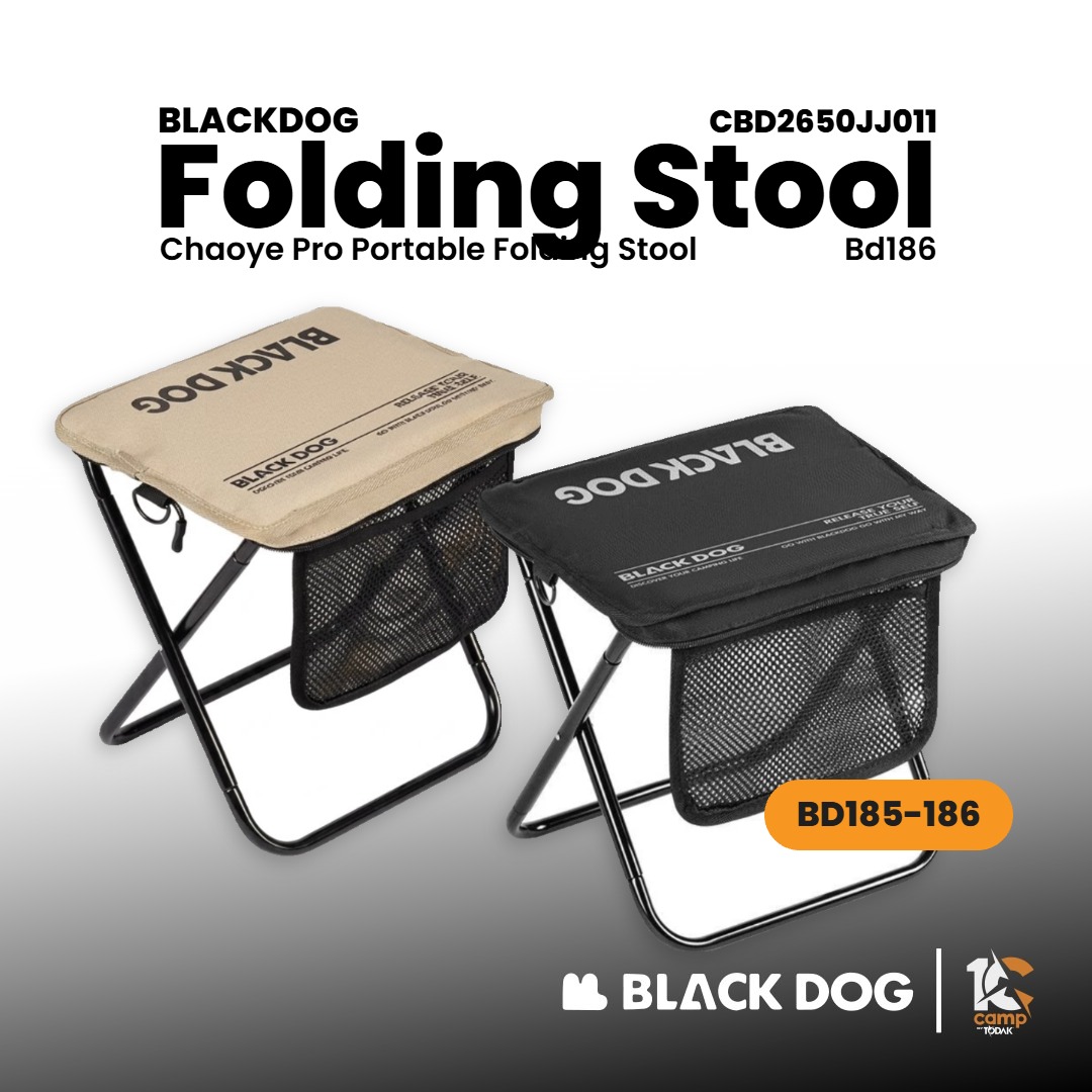 BLACKDOG CBD2650JJ011 Chaoye Pro - Portable Folding Stool - Khaki