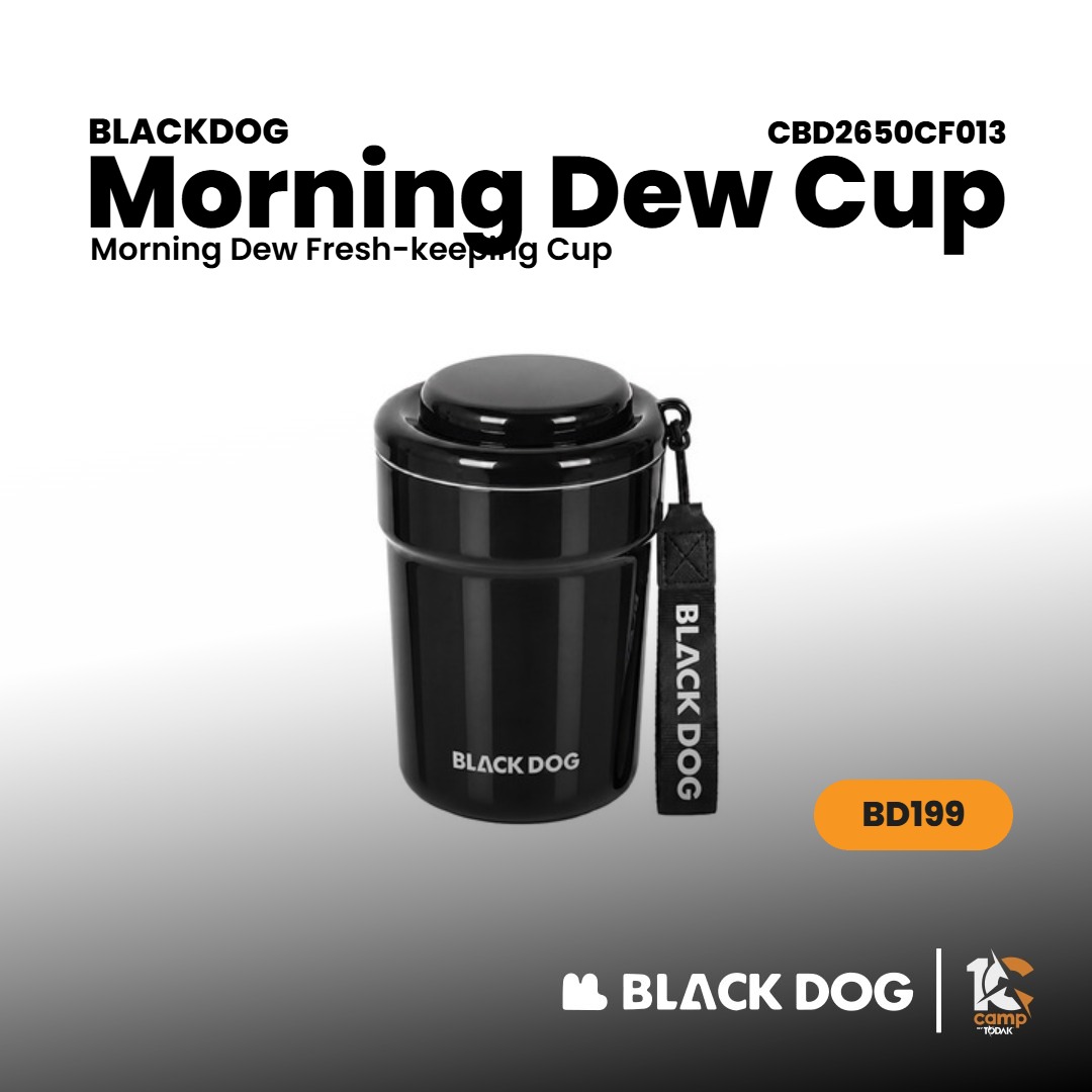 BLACKDOG CBD2650CF013 Morning Dew Fresh-Keeping Cup - Black