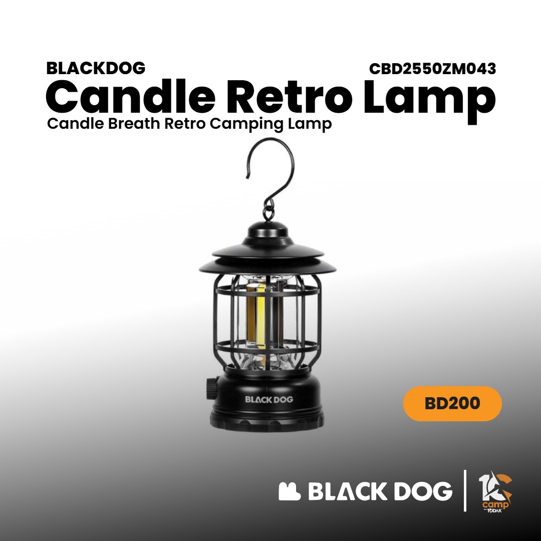 BLACKDOG CBD2550ZM043 Candle Breath - Retro Camping Lamp