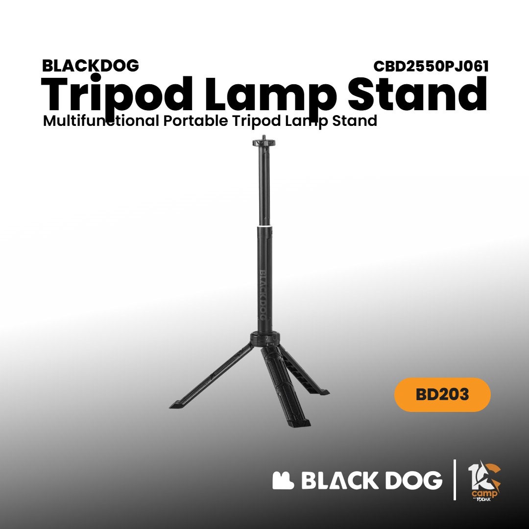 BLACKDOG CBD2550PJ061 Pan - Tilt - Portable Tripod Lamp Stand